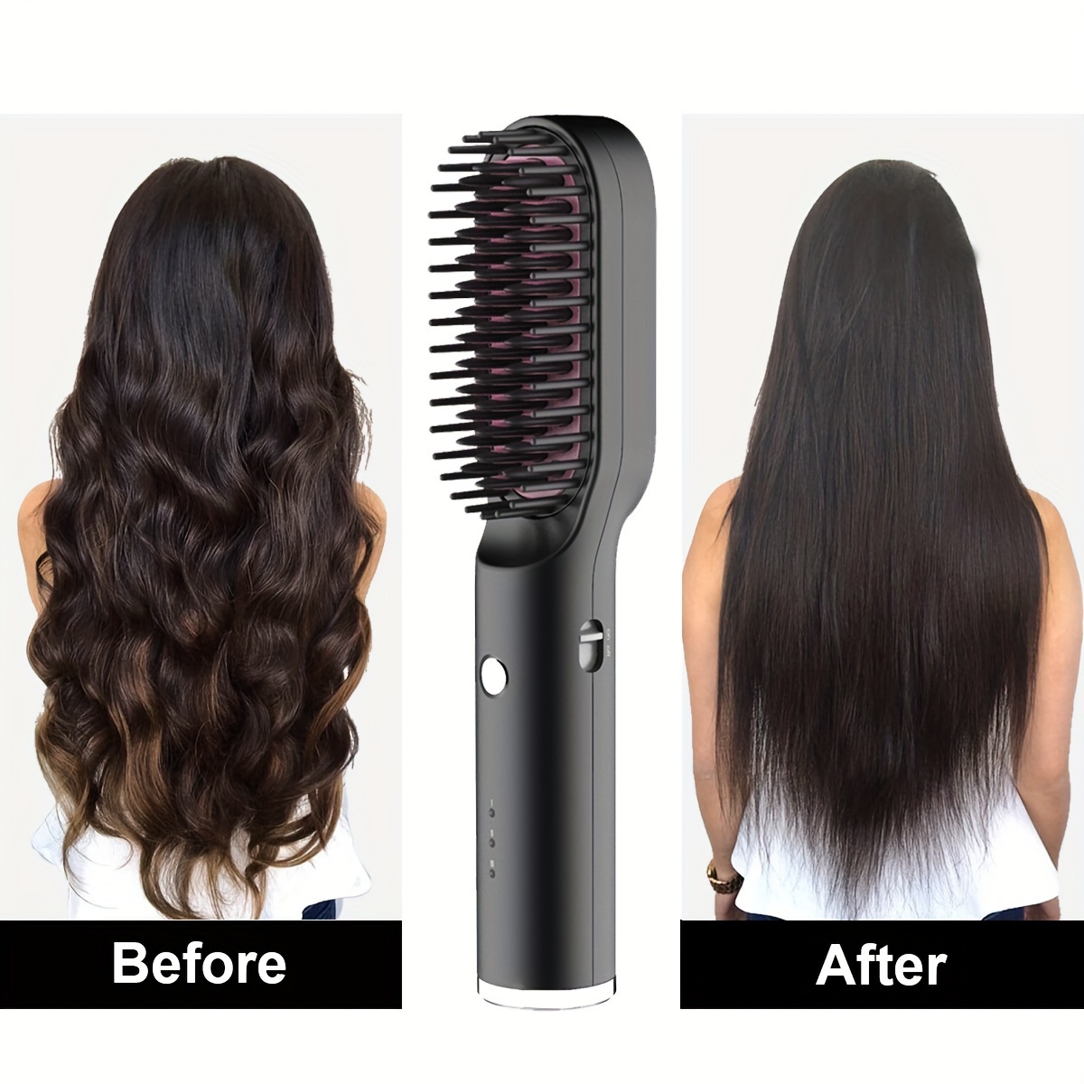 Buy TYMO Cordless Hair Straightener Brush Mini Portable Ionic Hot