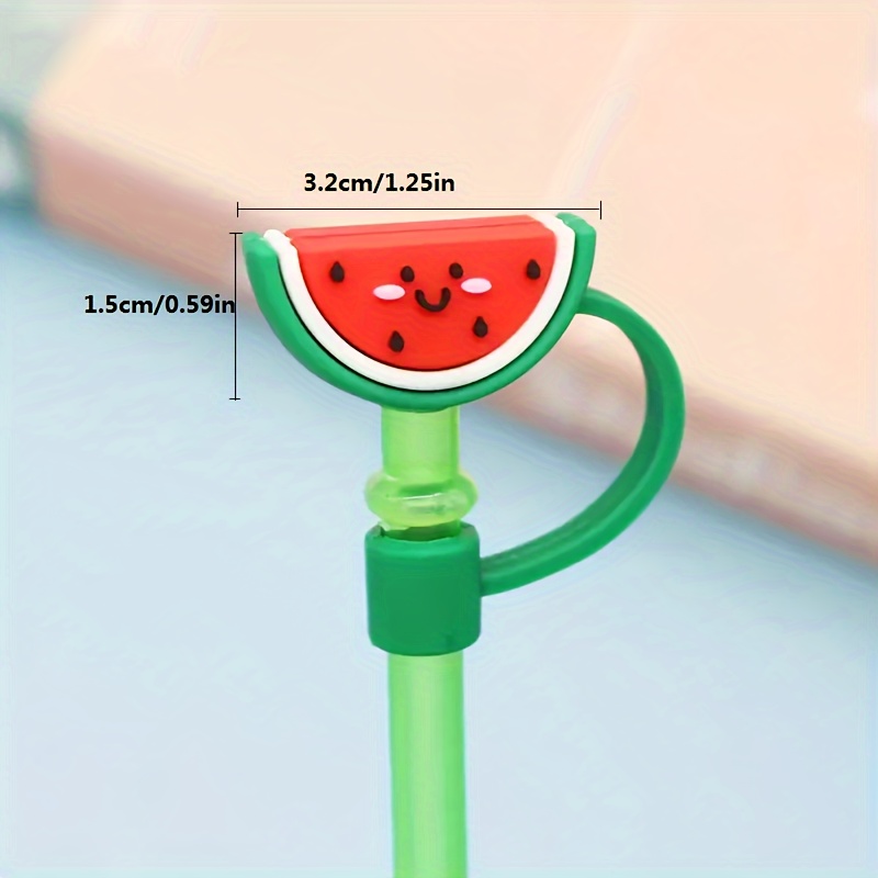 Cute Kawaii Animals Reusable Drinking Straw Plugs Protective - Temu