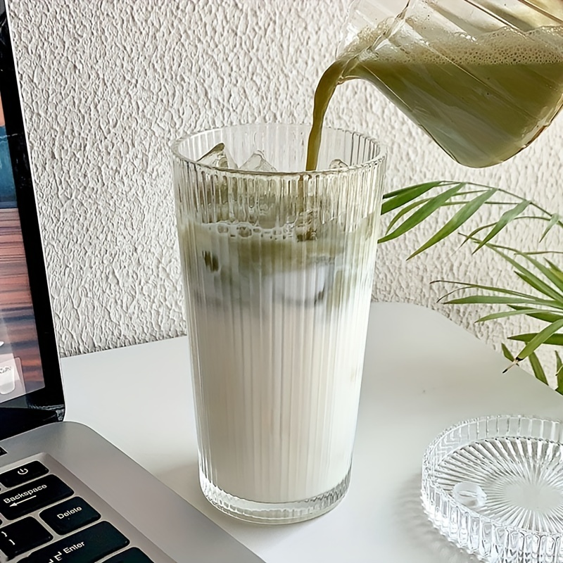 Tumbler Glass Ice Coffee Cup Simple Modern Milk Water Drink - Temu