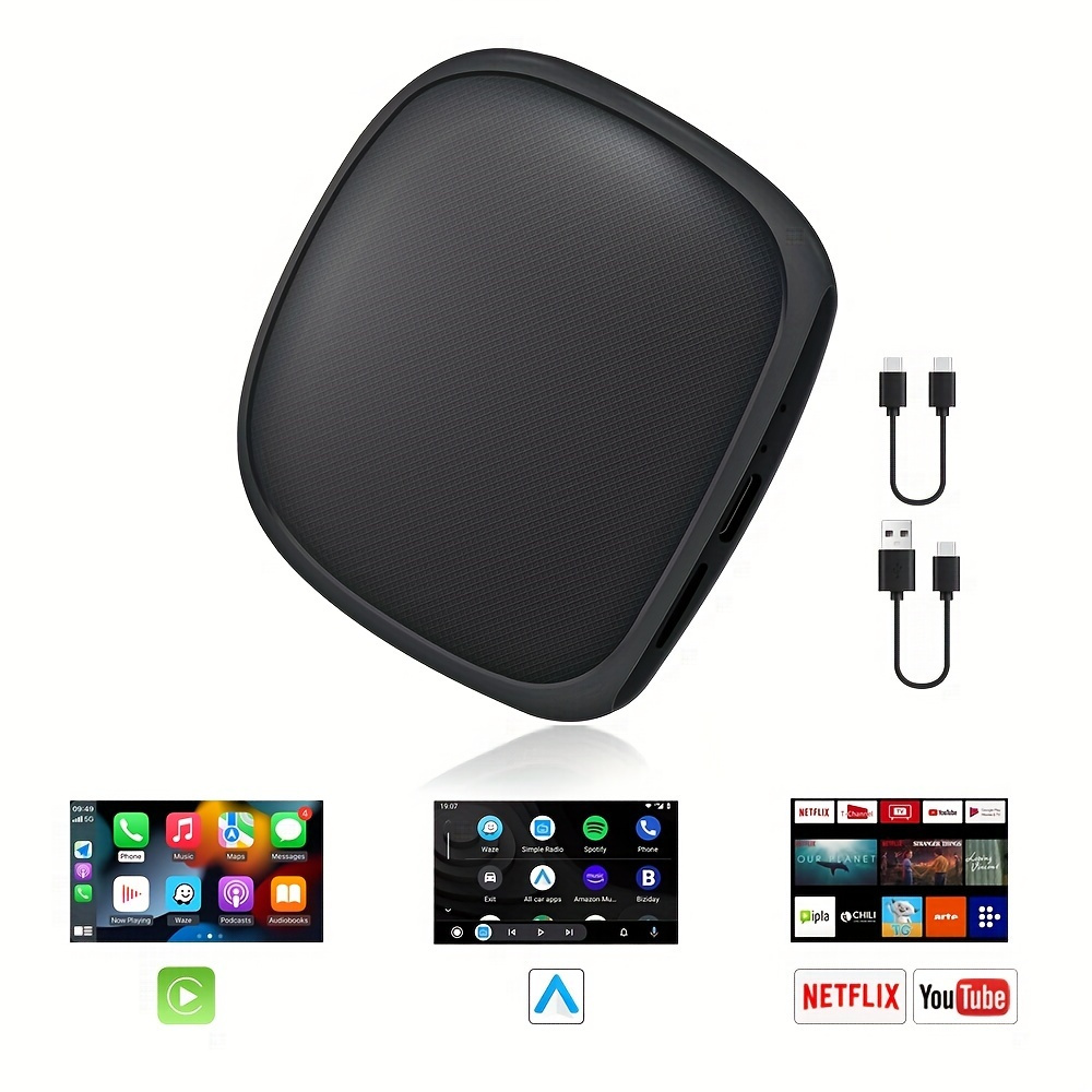 Evo Streaming Box Plug And Play Carplay IOS Android Apps 32GB Memória -  Auto Equip