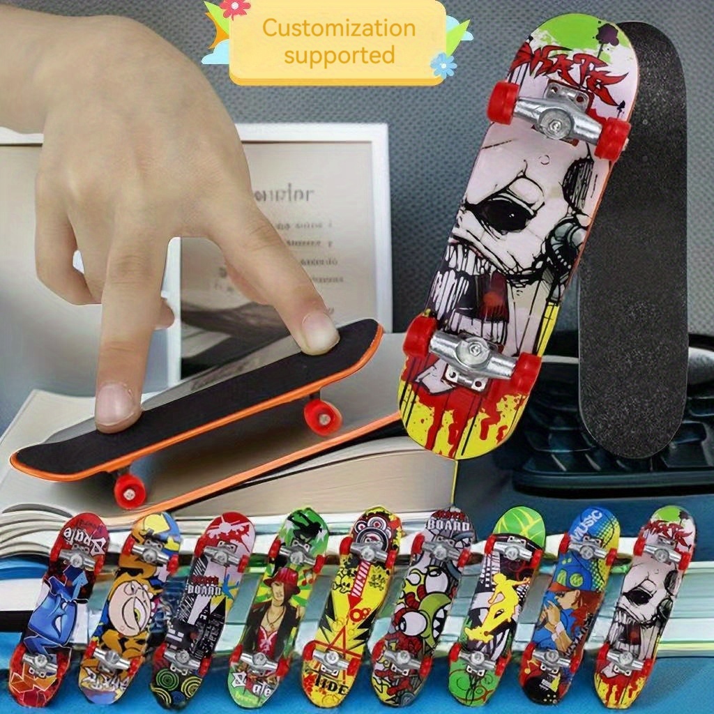 Mini Skate à doigts pour amateurs de Sports extrêmes, Kit de parc, jeu de  Table, rampe, piste, Mini Skateboard