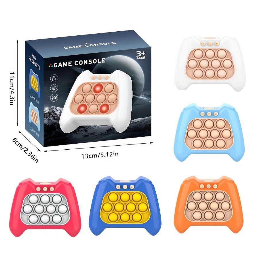 Gamepad Pop It PRO The Light-Up Pattern Popping Game Fidget Anti Stress  Toys Electric Pop Quick Push Bubbles Game Console Series Toy