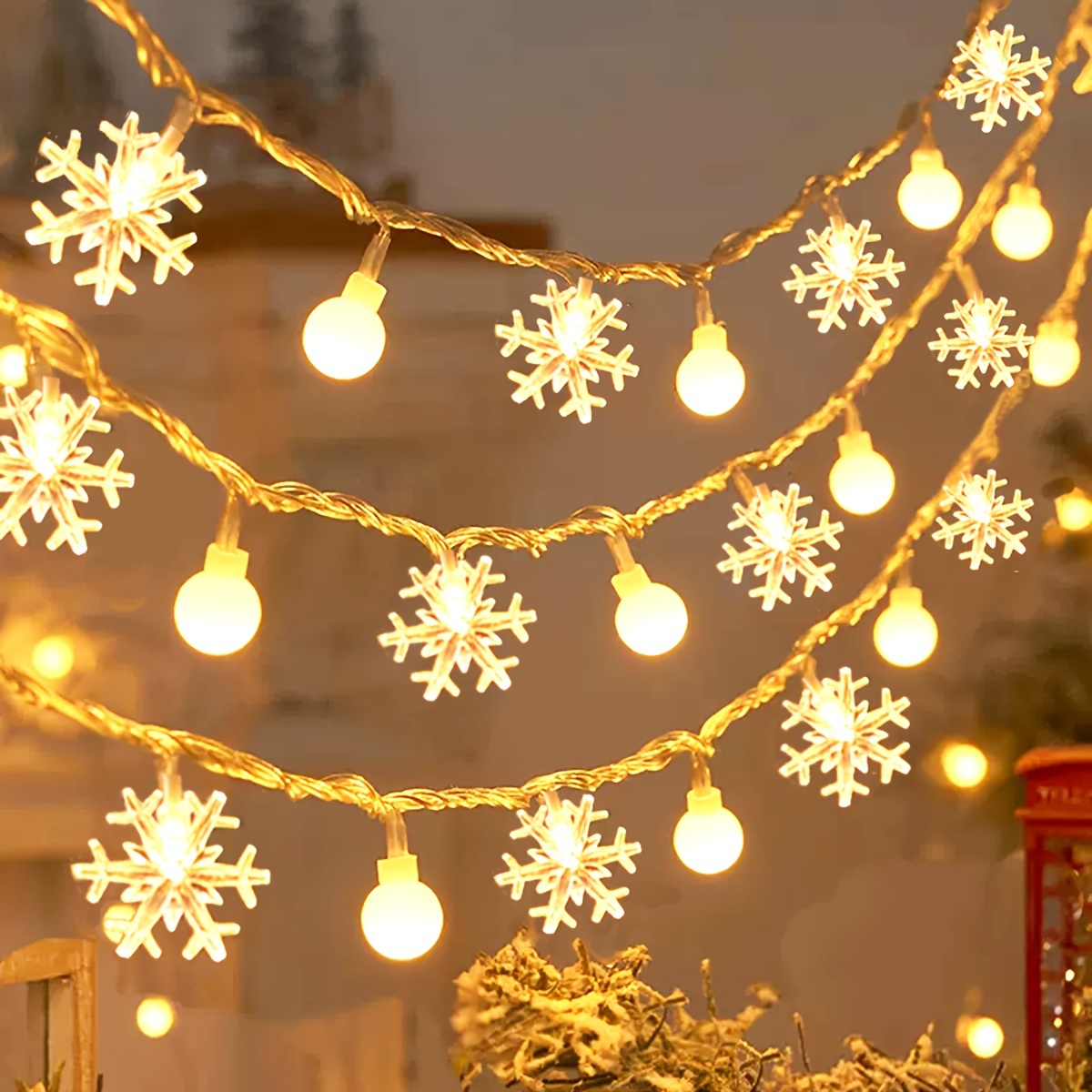 100/130/160leds String Lights Christmas Light Outdoor - Temu