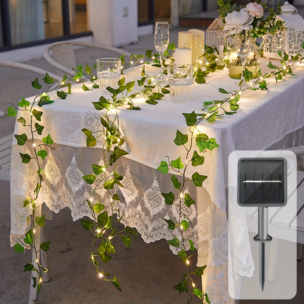 Fake Leaves, Artificial Ivy Garland, Hanging Vines - Vine Plants with Cable  Tie - Fake Ivy for Wedding Party Garden Greenery Decor Outdoor Indoor Wall