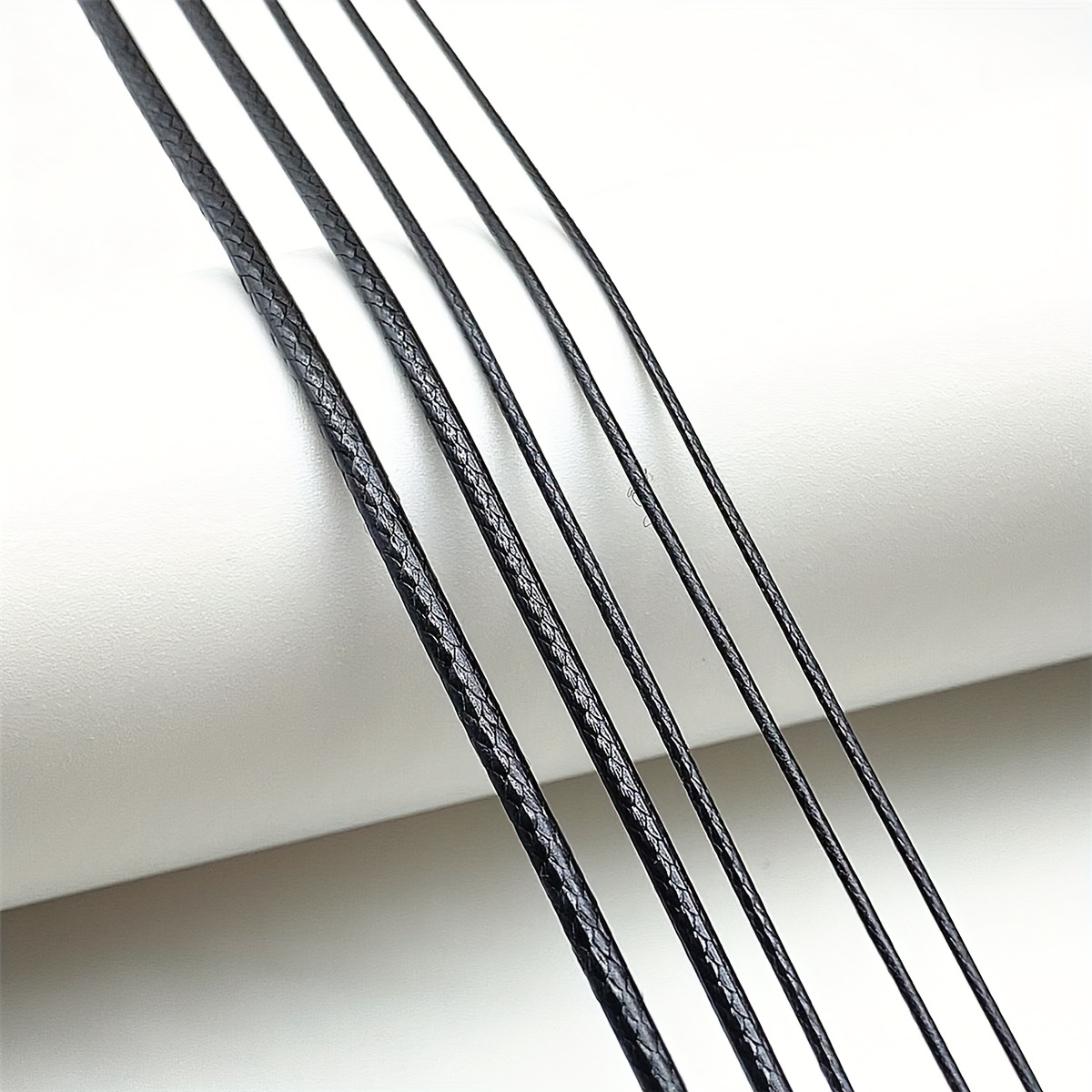 Cordón para colgante, encerado negro 2 mm - SeComoComprar