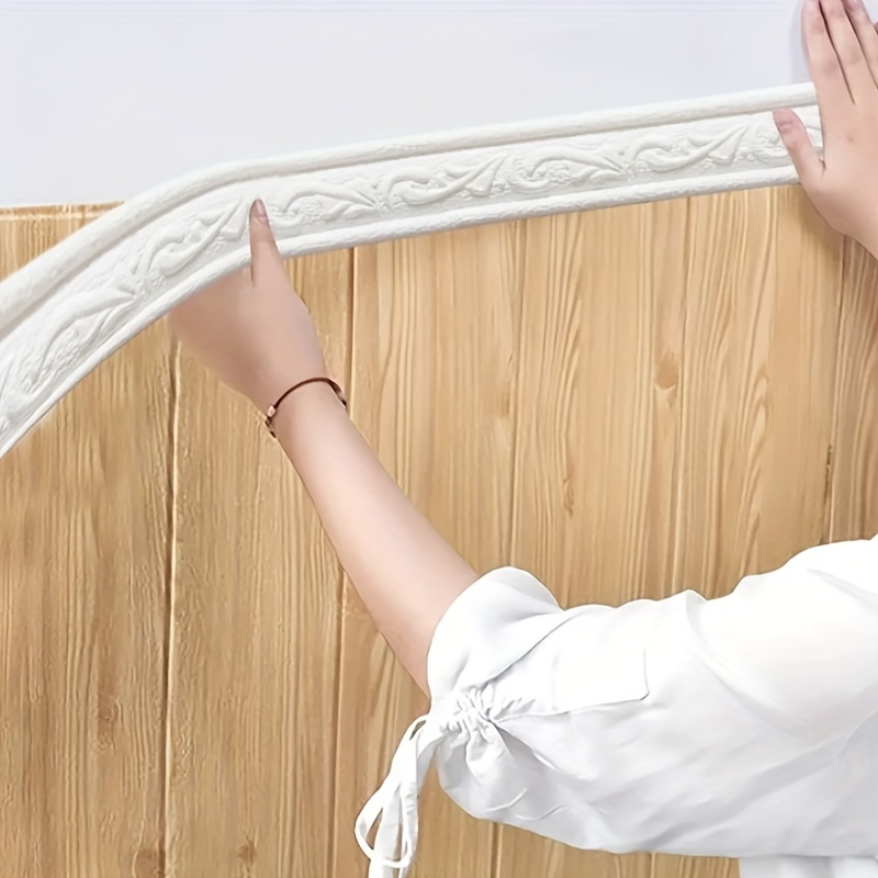 Kaufe Home 3D selbstklebender dekorativer Wandleisten-Sockellinien