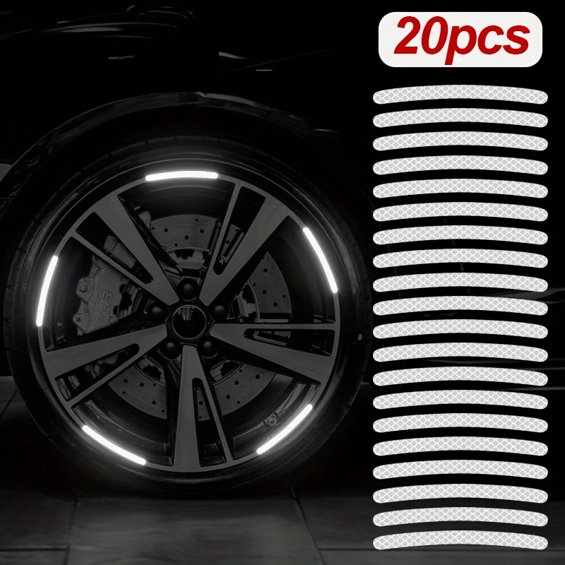Protecteur de jante pour roues de voiture, 43,2 cm, 4 pièces en nylon pour  jantes de voiture, bande décorative : : Auto et Moto