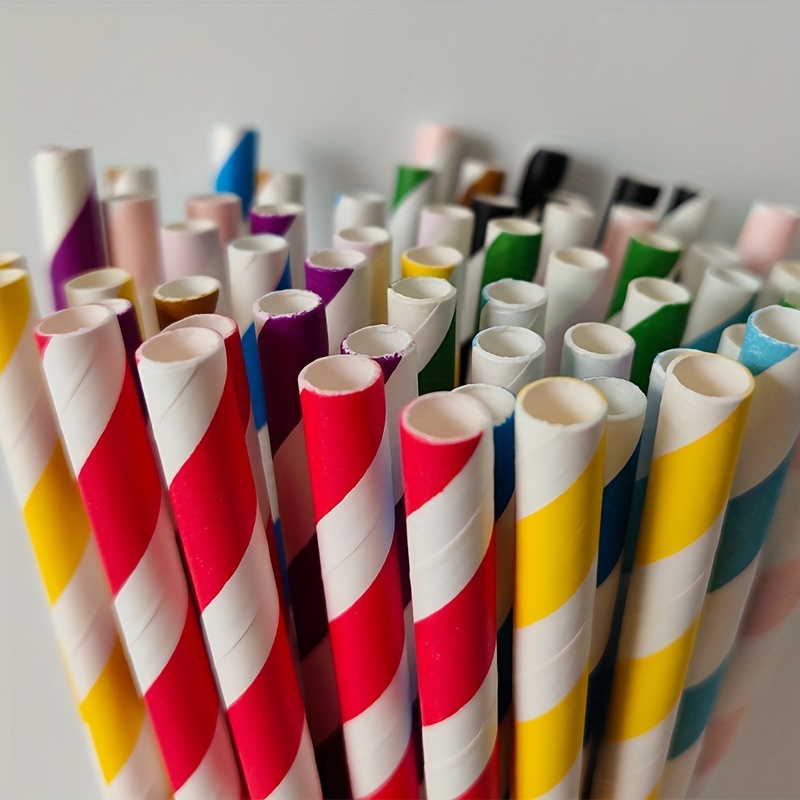 Super Cute Paper Straws, Paper Drinking Straws For Party, Events