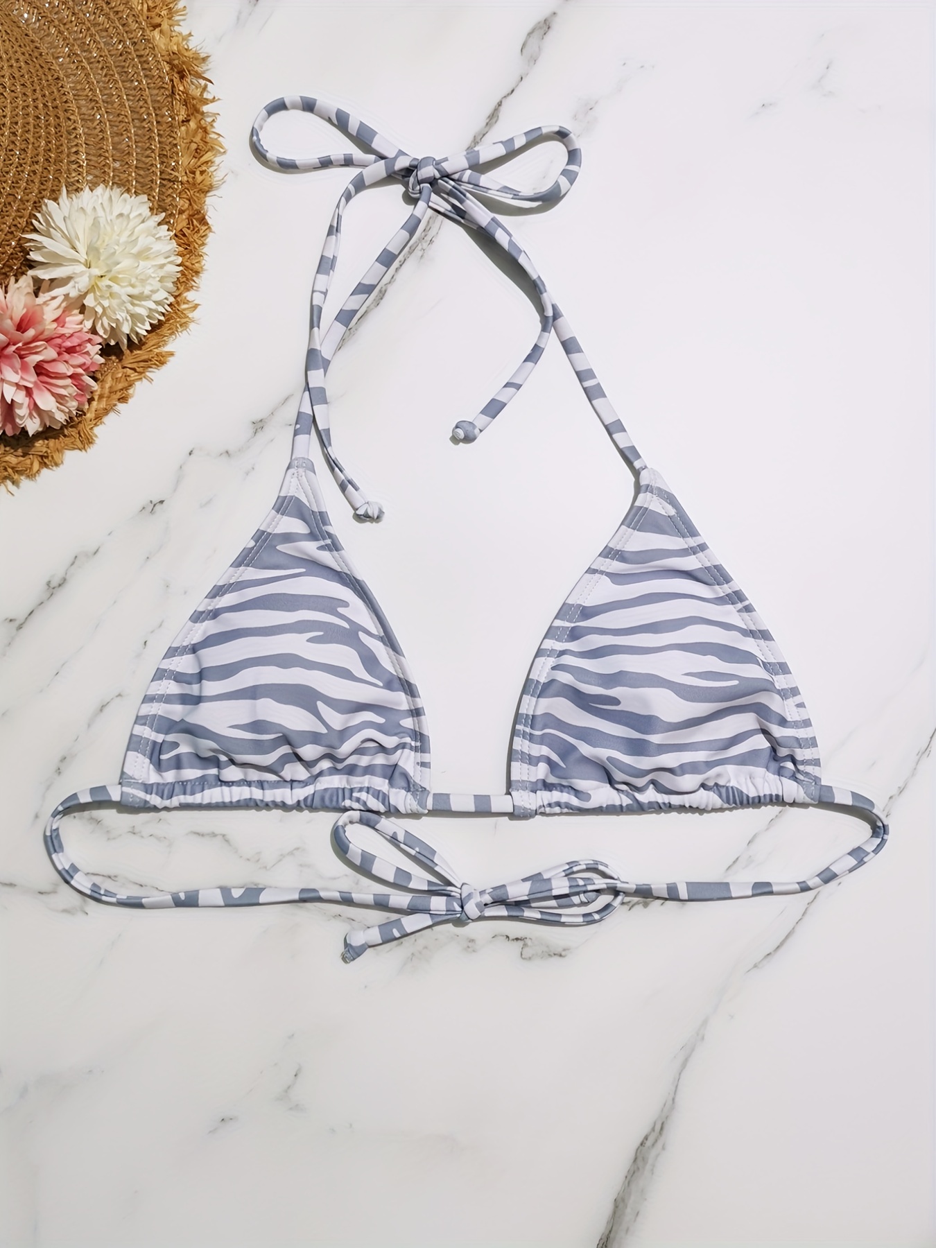 Top de bikini de triángulo Monogram Ombré - Mujer - Ready to Wear