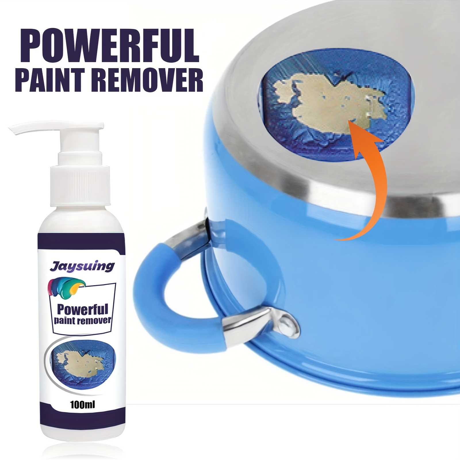 100ml Car Paint Remover Metal Surface Paint Stripper with Brush Paint  Removal US