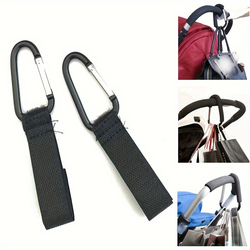  PBnJ baby Stroller Hooks for Hanging Diaper Bags - Mommy  Stroller Clip and Stroller Accessories Organizer Hook - Large Carabiner  Clips for Mom Purse Shopping Grocery Bag and Accessory - (2 Pack) : Baby