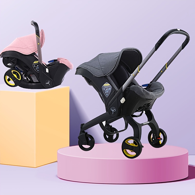 Prams with car outlet seat