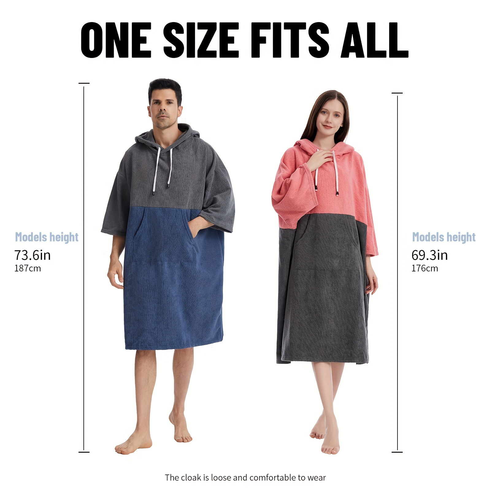 Poncho Surf, Bain et Plage - Homme - Frenchy 2.0