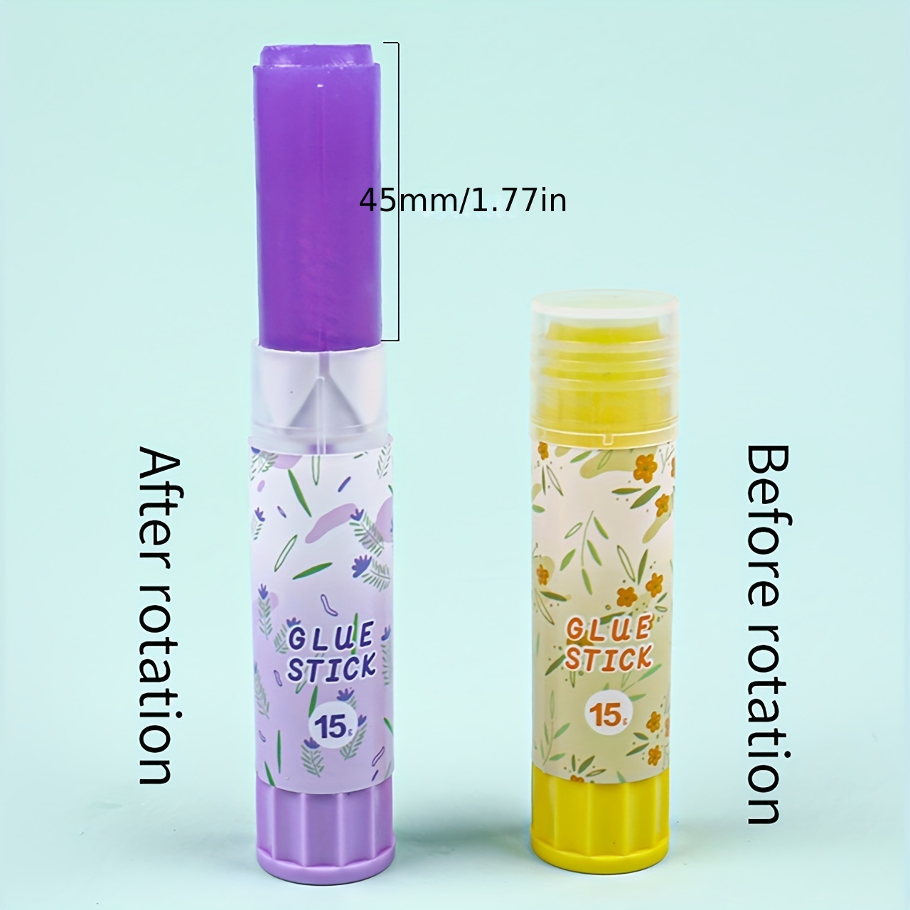 2pcs/4pcs Blue Glue Stick, 0.52oz/15g Fruit Flavored Solid Glue, Office  Solid Glue, High Viscosity Student Stationery, Solid Glue PVA Safety  Material