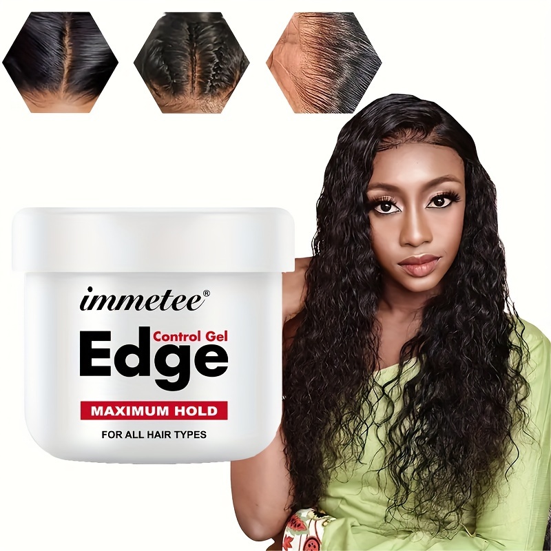 immetee Instant Control Edge Control Gel, Long Lasting 4C Extreme Hold  Braiding Gel, Strong Hold Stylings Wax Non-greasy Smoother Edge  (100g+Brush) (Edge Control Gel) : : Beauty & Personal Care