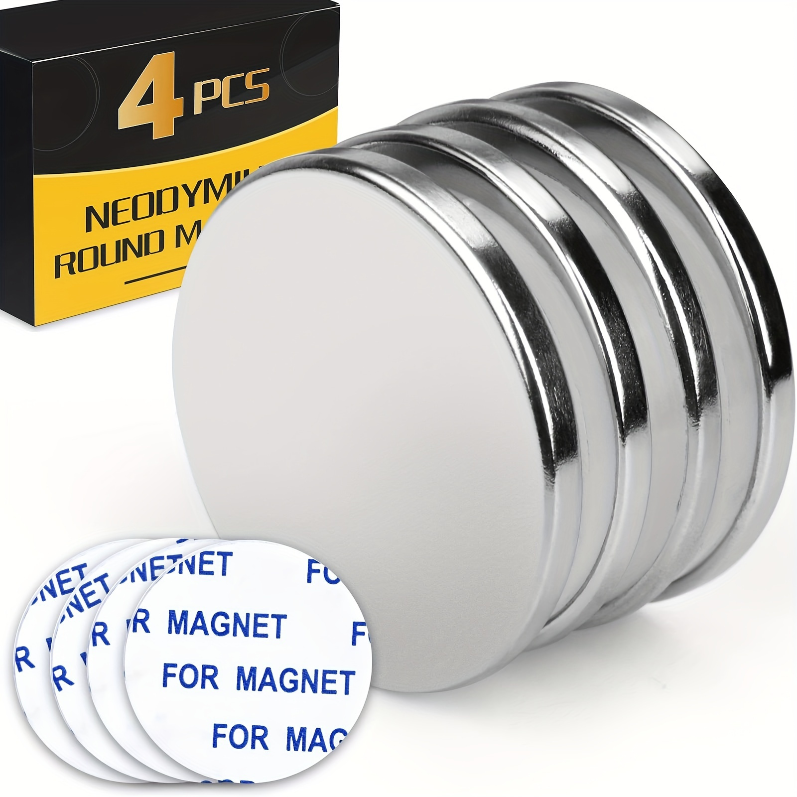 Aimant puissant, 8 kg Pull Super Strong Neodymium Disc Magnets