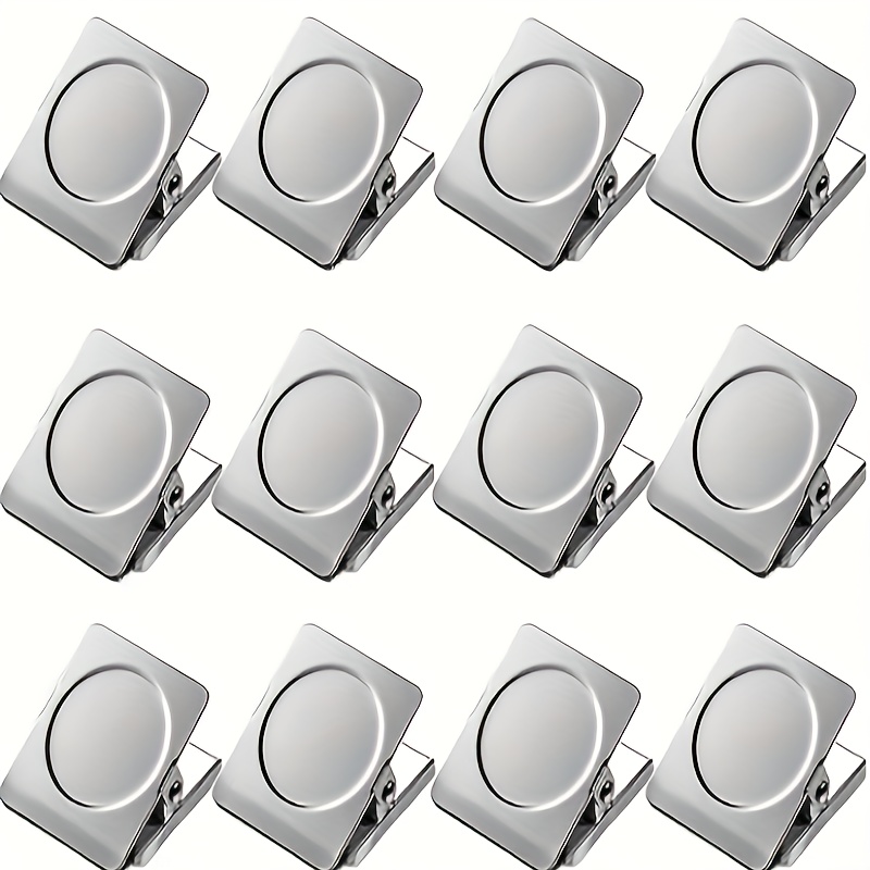  NUOBESTY 45 Pcs Magnet clamp Calendar Magnet Clip Locker  Magnetic Clip Refrigerator Magnets Clips Mini Fridge Accessories Photo  Clips for Pictures Stainless Steel Household Notebook : Office Products