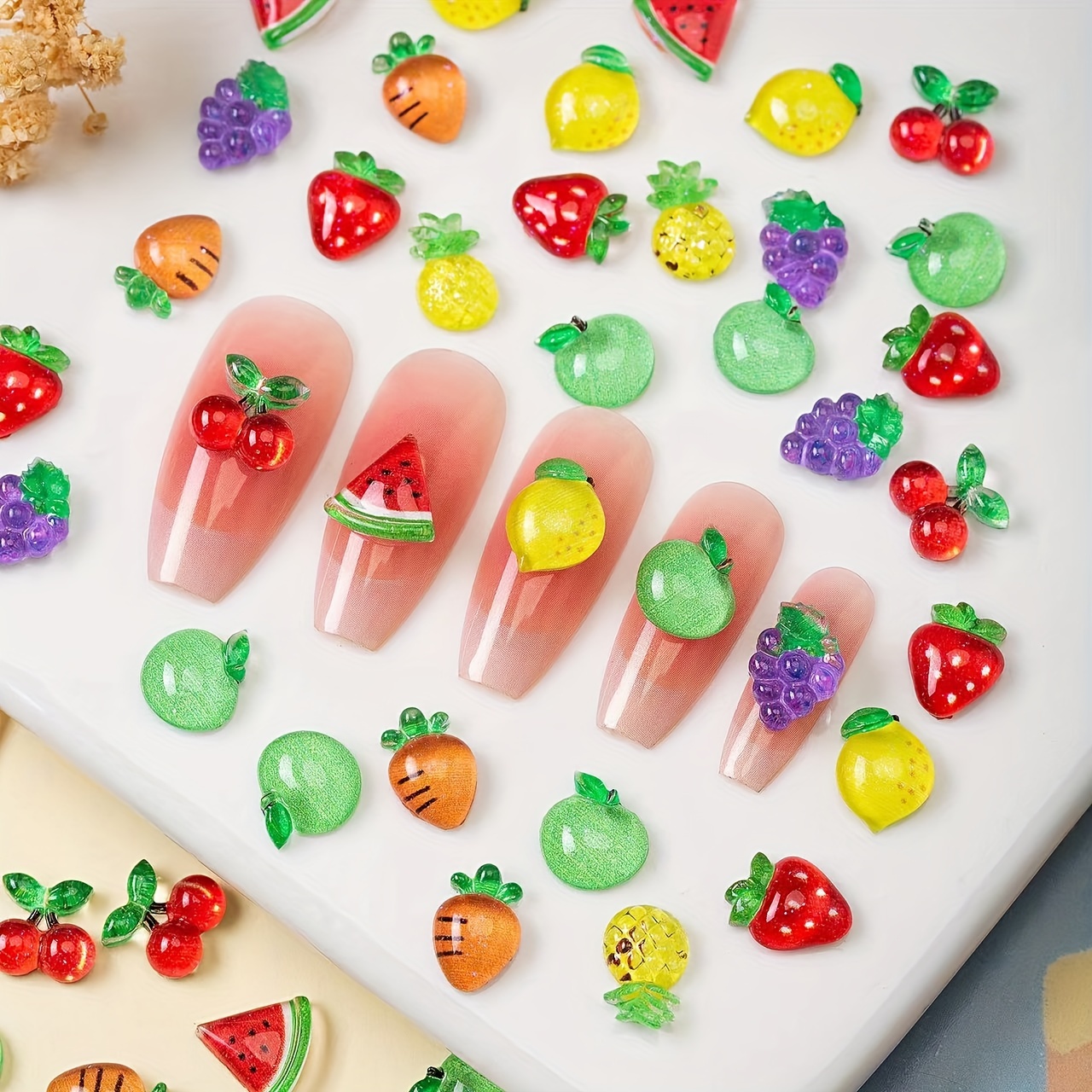 Summer Fruit Nail Art strawberry Watermelon - Temu