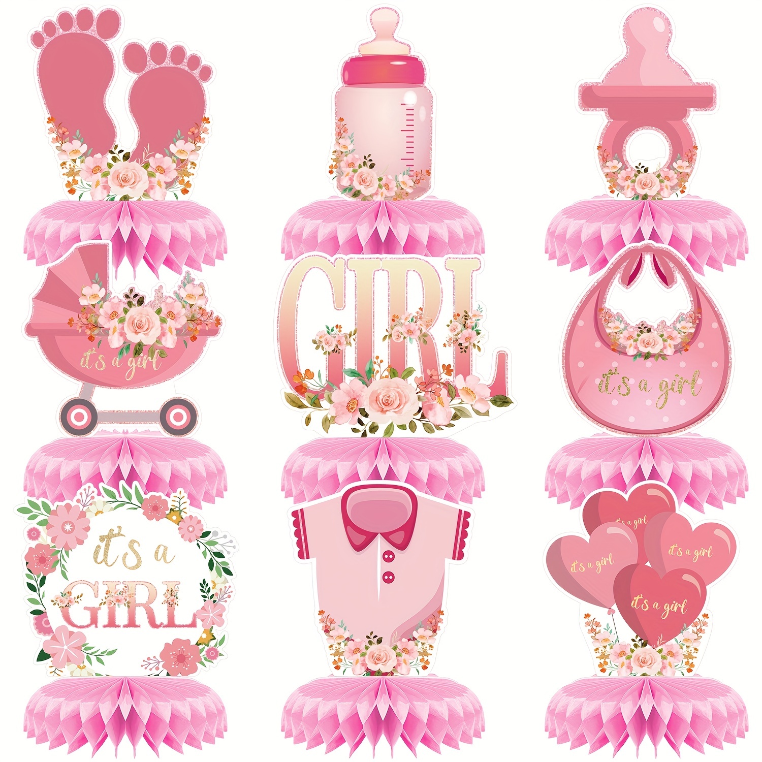  Recuerdos de fiesta de cumpleaños para Barbie, suministros para  decoración de tartas, 24 piezas, decoración rosa, suministros de fiesta para  niñas : Juguetes y Juegos