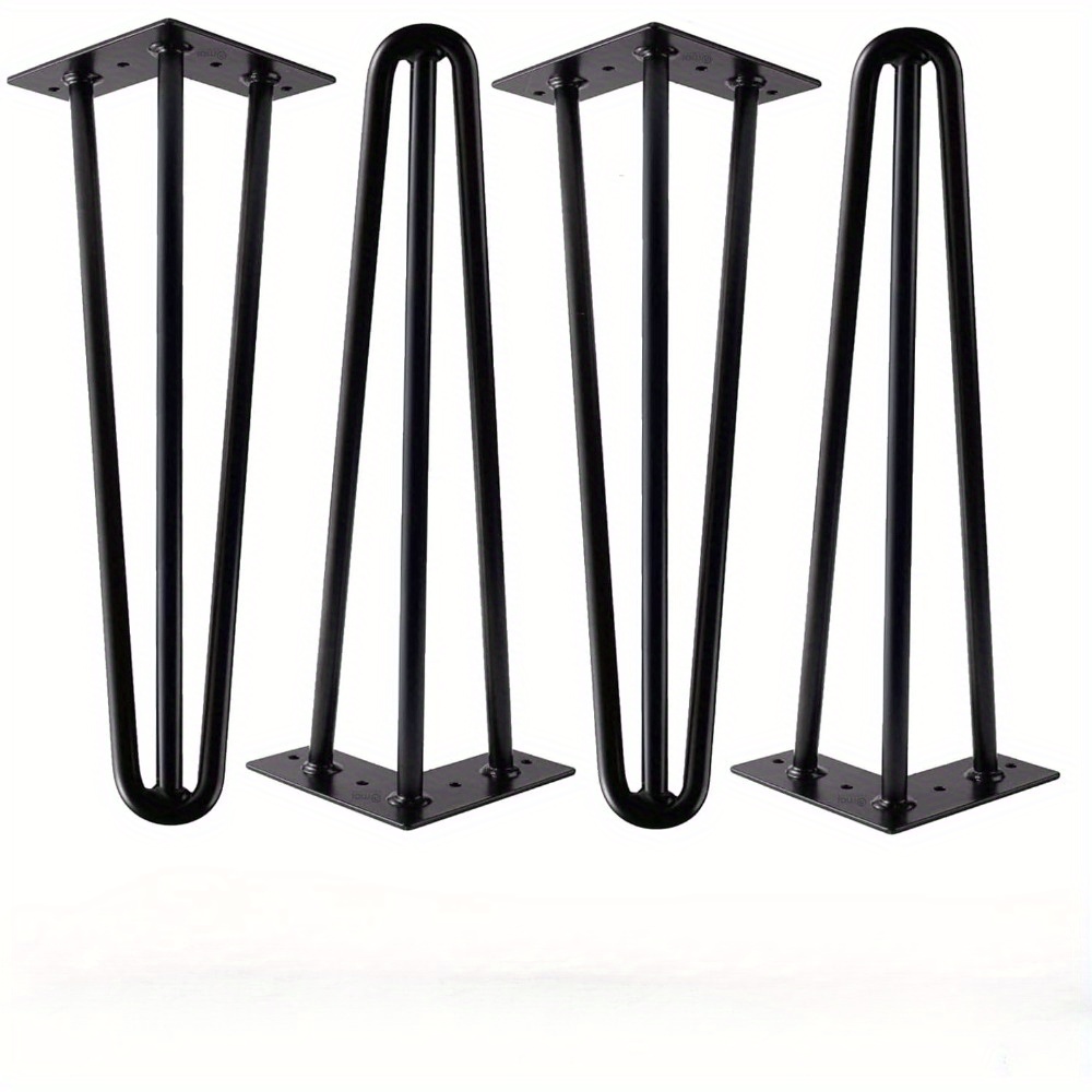 Patas ajustables de metal para mesa escritorio sofa muebles 6'' 4 pcs NUEVO
