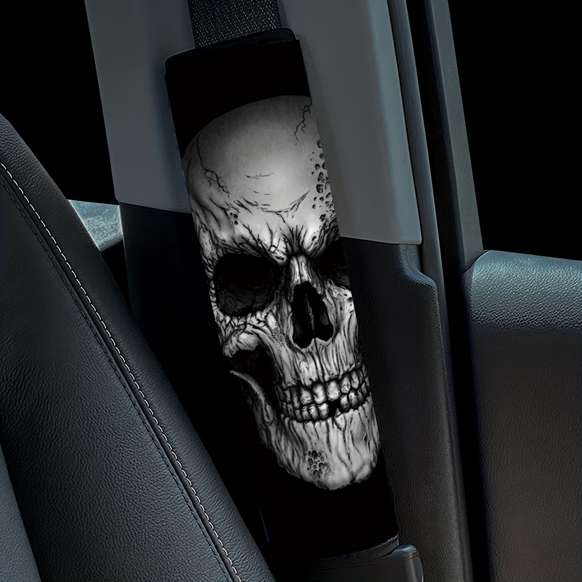 Bone Skull Car Charm, Skull Car Decor, Skull Car Ornament 