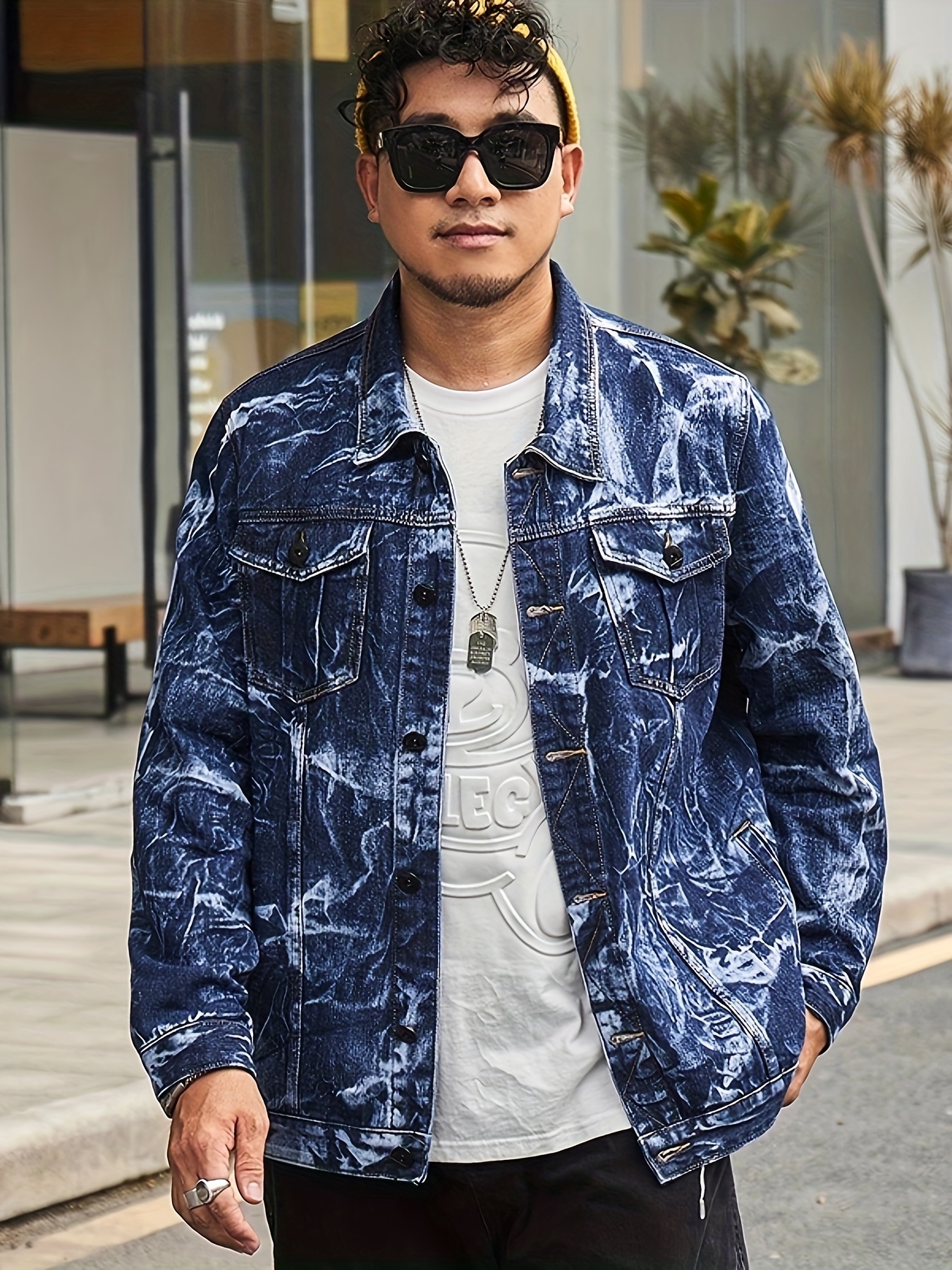 Jacket denim outlet mens