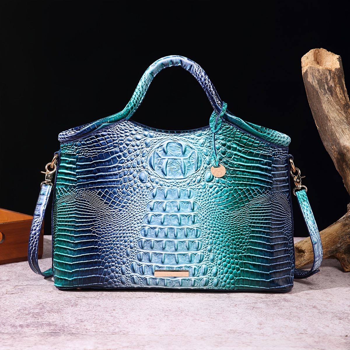 Mini Gradient Printed Crossbody Bag, Colorful Snakeskin Pattern Purses,  Trendy Pu Leather Shoulder Bag - Temu