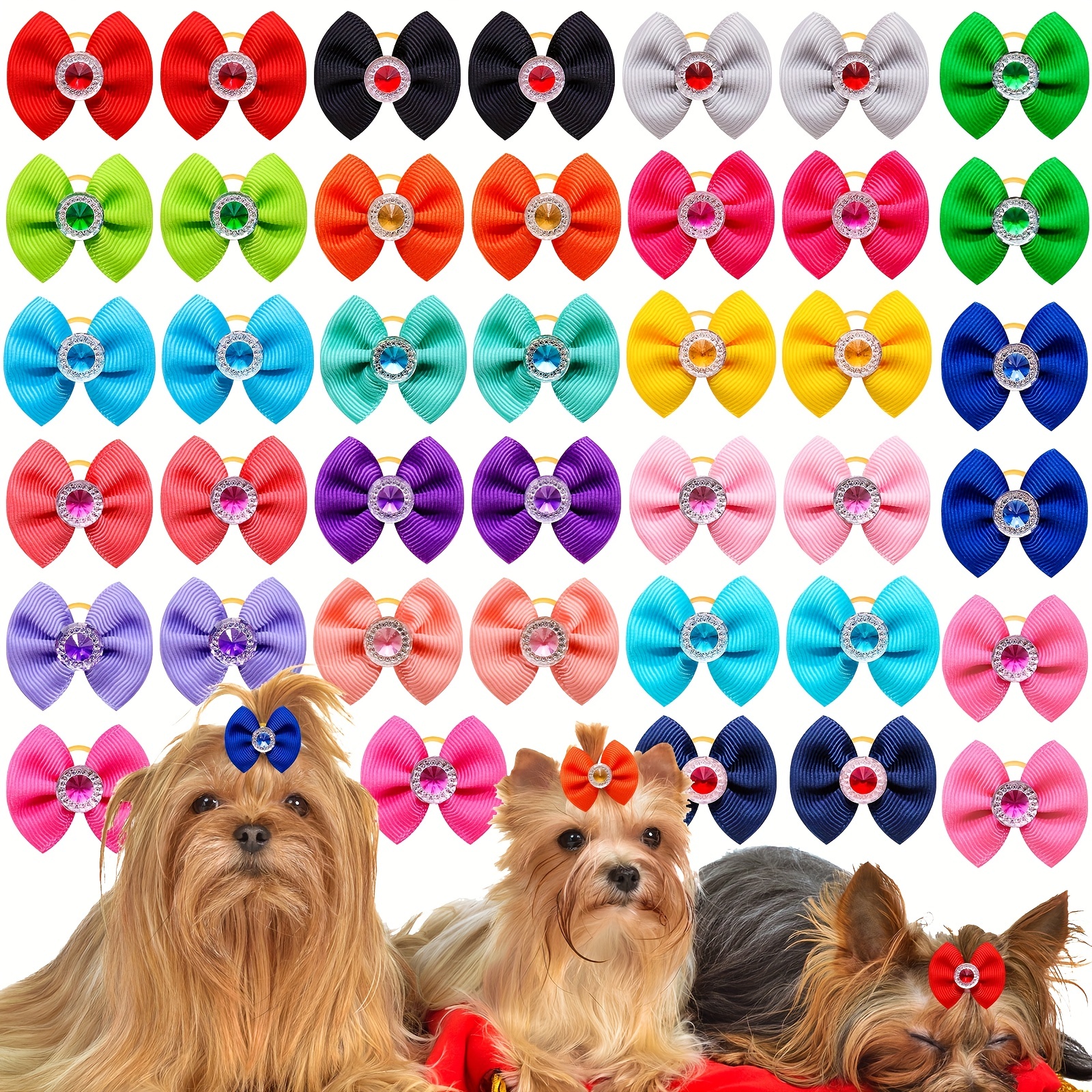 Bows for dogs with short cheap hair