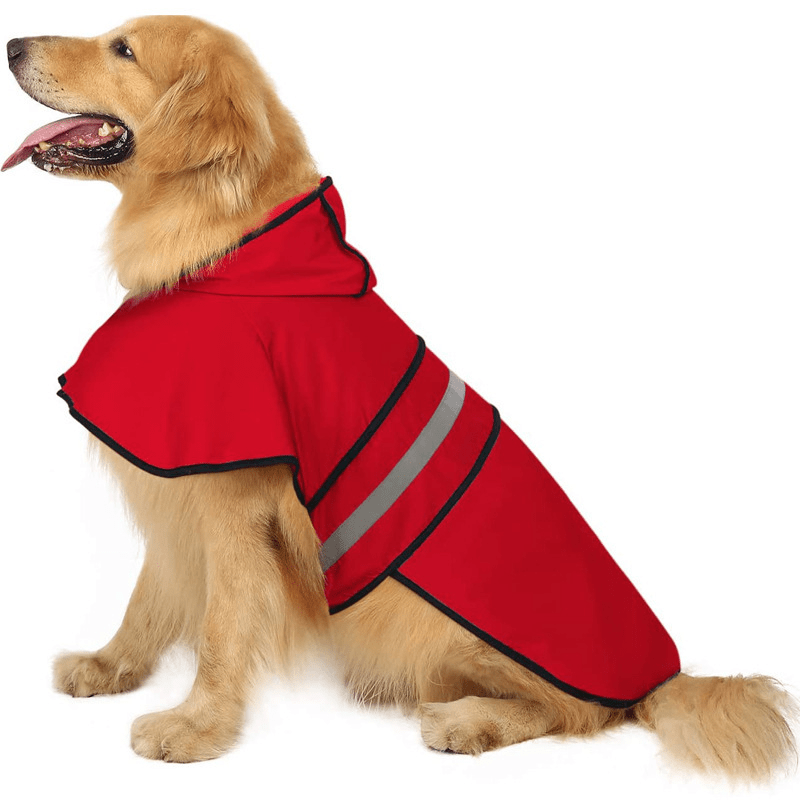 Maigllra Chubasquero impermeable para mascotas, poncho para perros pequeños  y medianos, estampado de dibujos animados, capa con capucha para perros