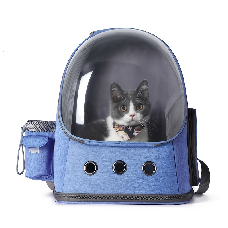 Pet Backpack Carrier For Cat, Space Capsule Design Pet Shoulder Bag,  Breathable Portable Cat Travel Bag - Temu France