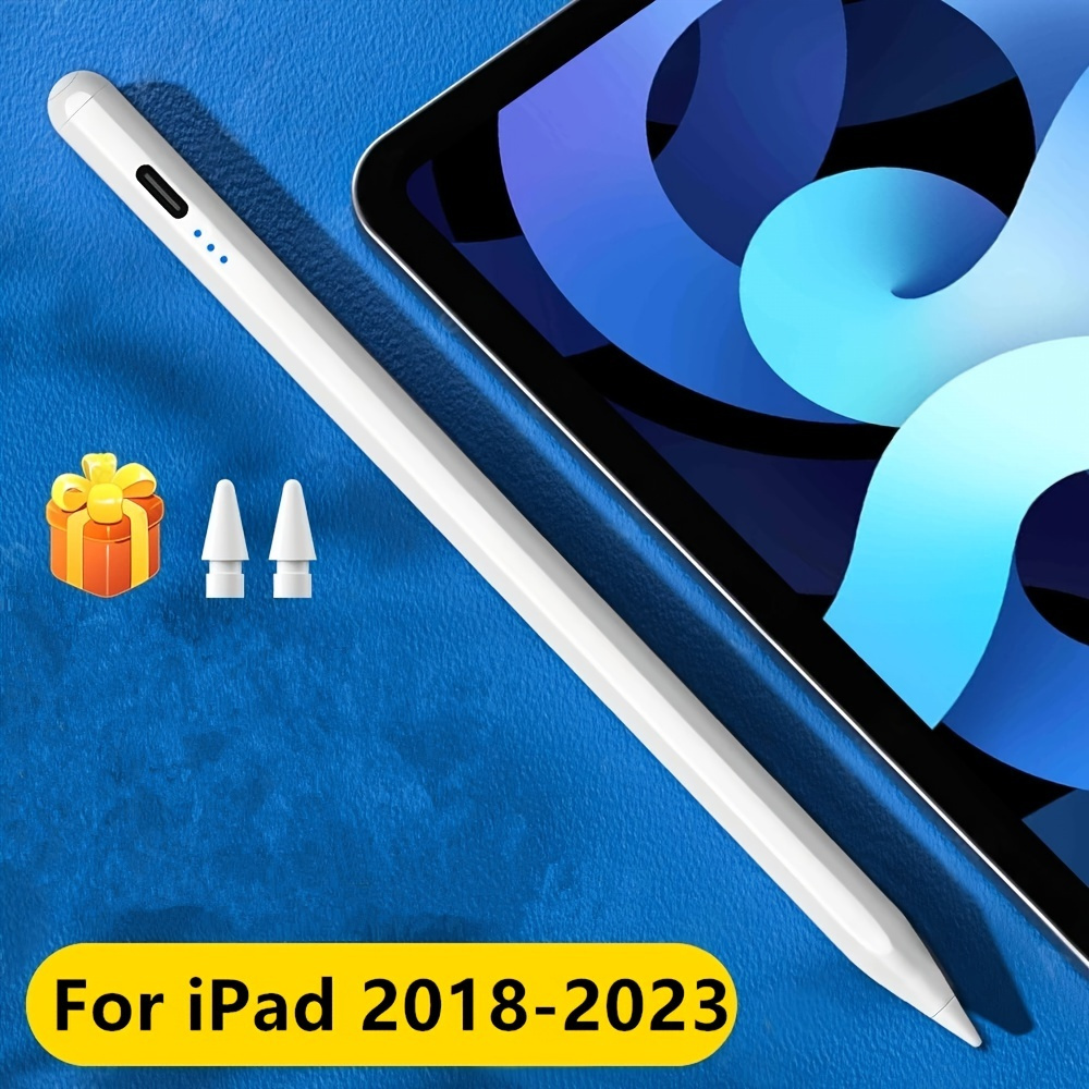  Lápiz óptico para iPad de 9ª y 10ª generación, Apple Pencil de  2ª generación, 2 Apple Pen de carga rápida para iPad 2018-2023, iPad Pencil  para iPad Pro 11/12.9 3/4/5 Gen