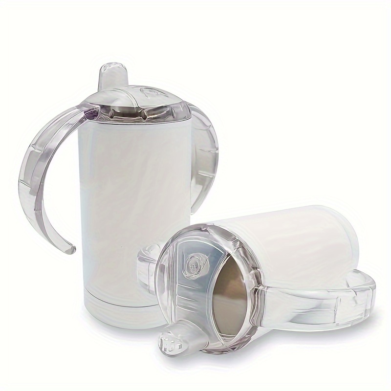 Stainless Steel Sippy Cup With Double Handles Egg Shaped - Temu