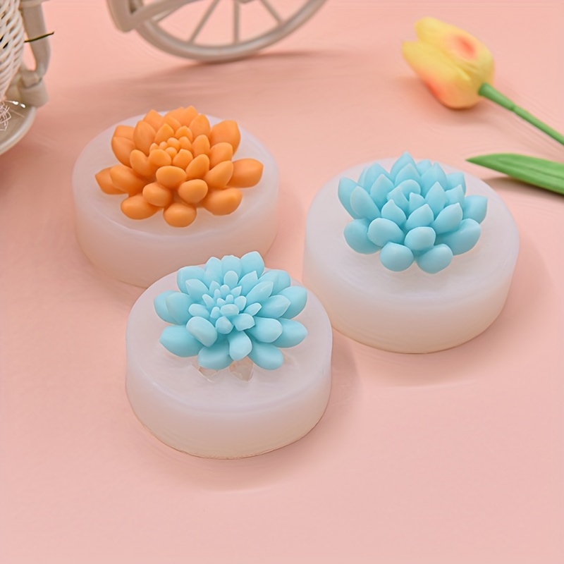 Succulent Silicone Molds Create Unique Candles Soaps Resin - Temu