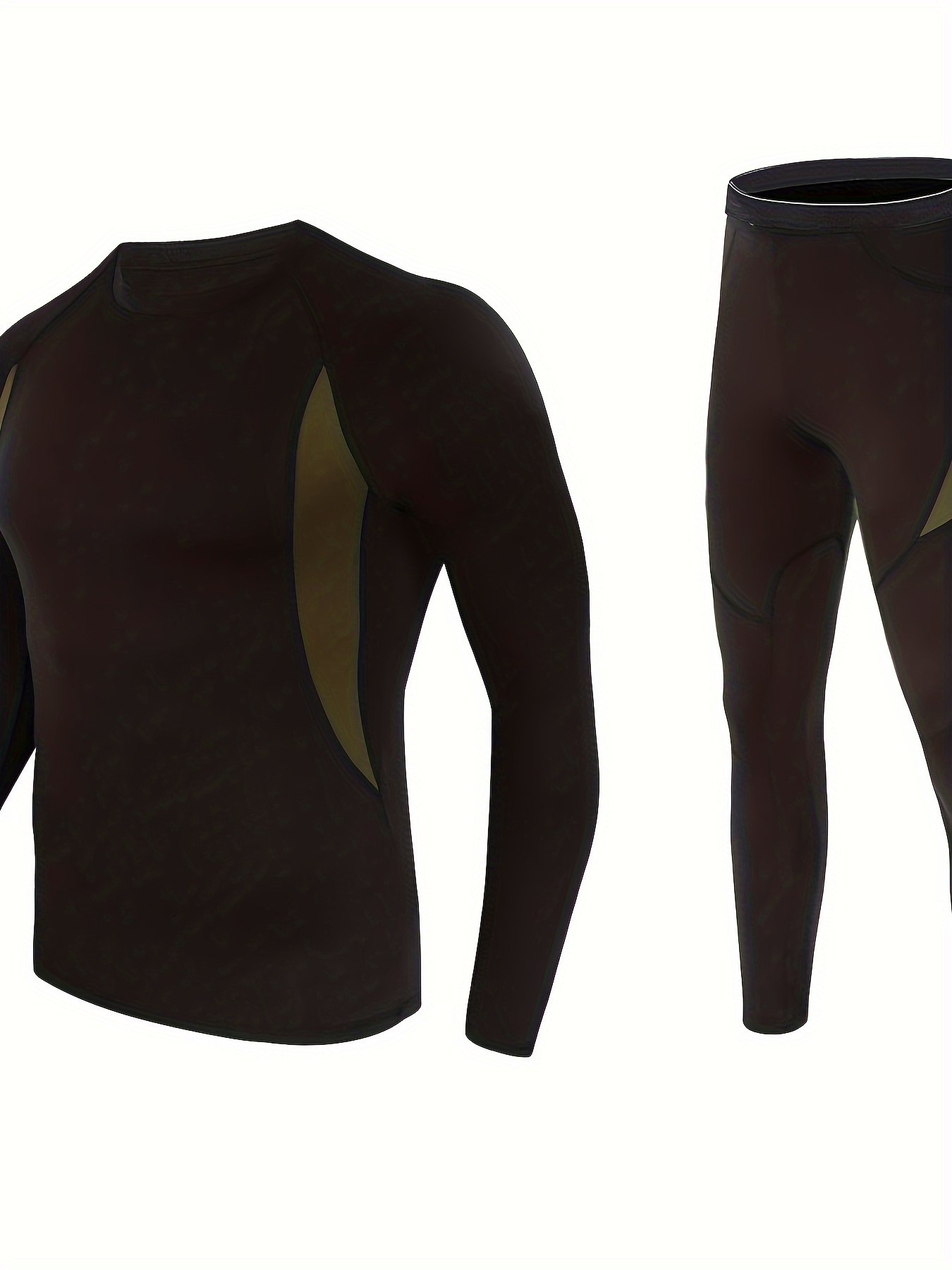 Men's Thermal Underwear Set Skiing Winter Warm Base Layers - Temu