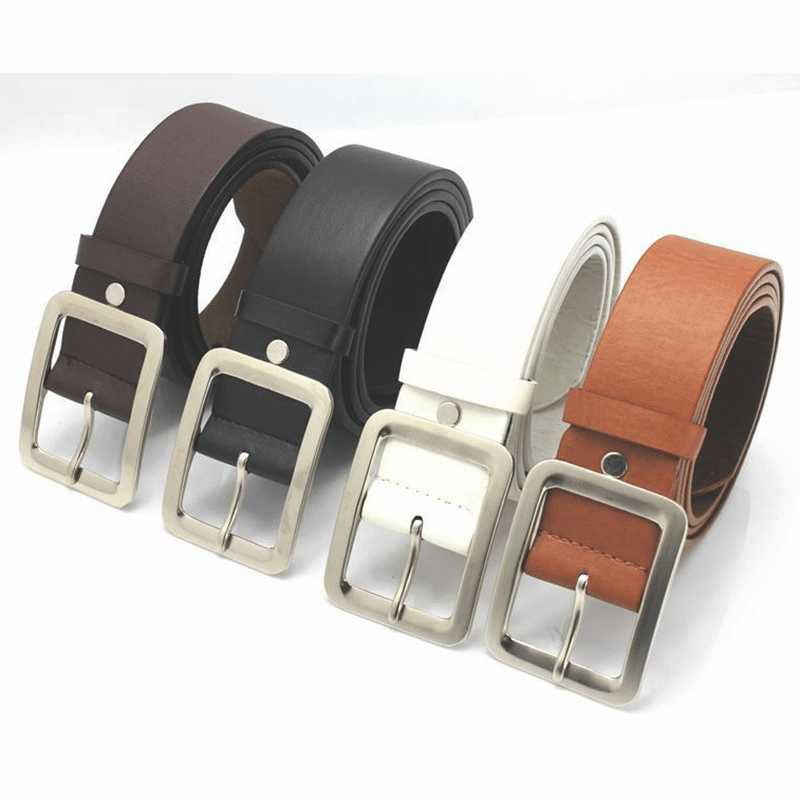 Hi-Tie Orange Leather Mens Belts Designer Automatic Buckle Ratchet  Waistband Belt for Men Cowboy Student Boy Dress Jeans Wedding - AliExpress