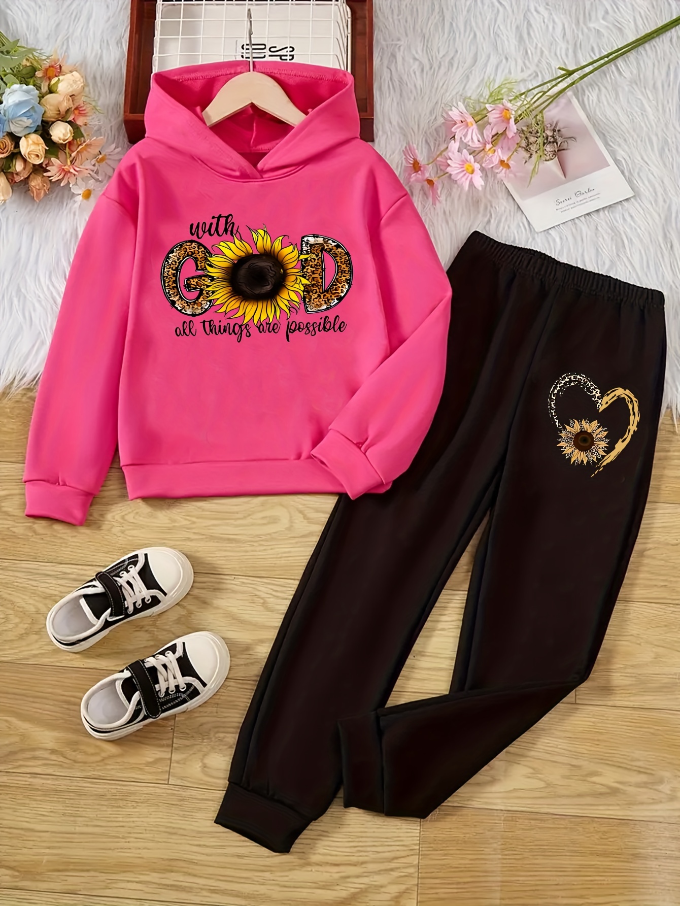 Little girl sale jogging suits