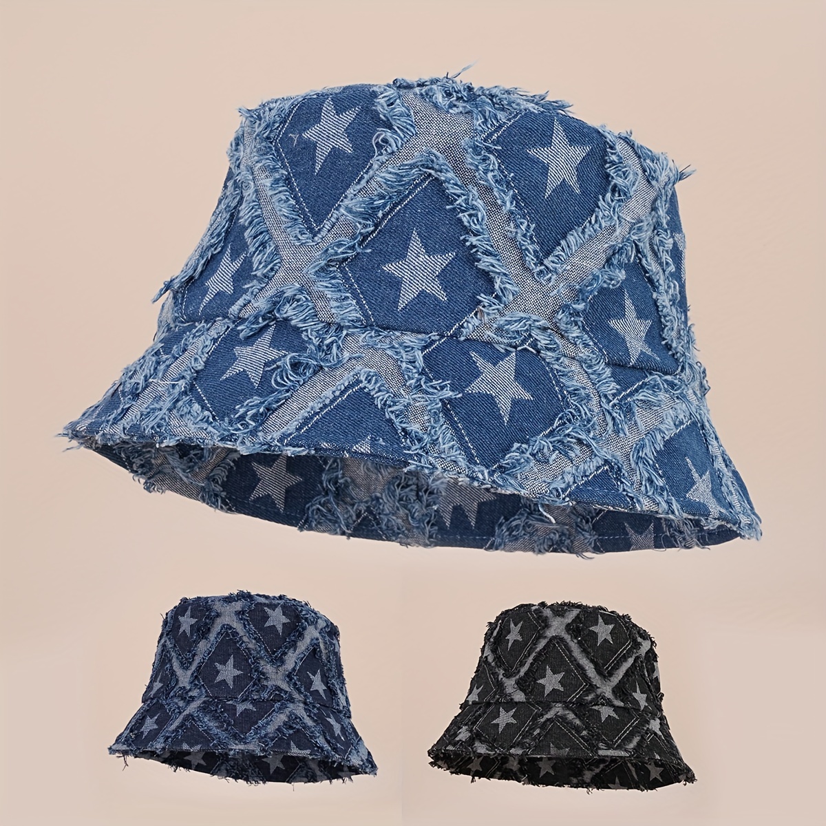 Denim Louis Vuitton Bucket Hat  Bucket Hat Mens Cotton Denim - 2023 Solid  Color - Aliexpress