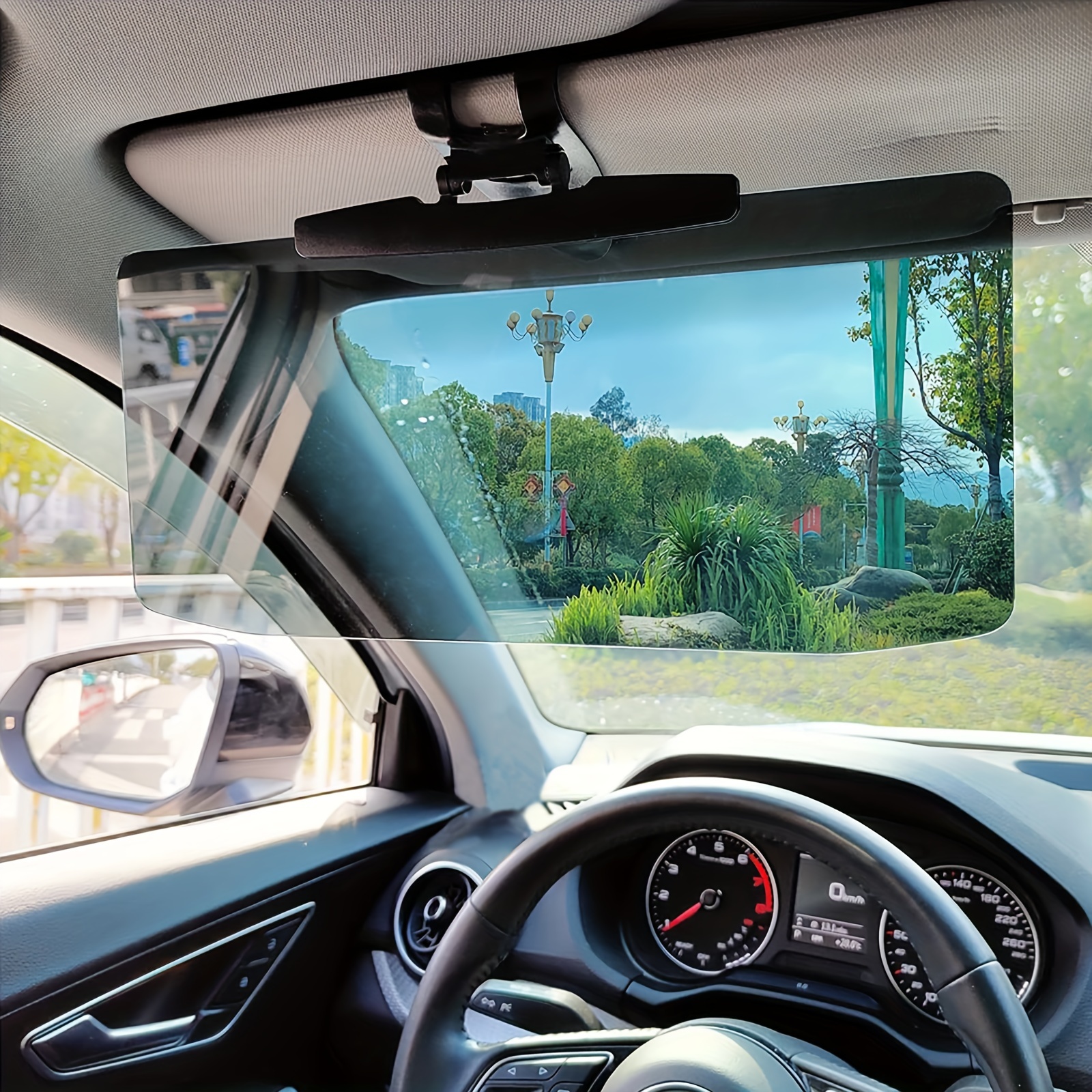 360° Adjustable Anti glare Sun Visor Safer Driving Uv - Temu