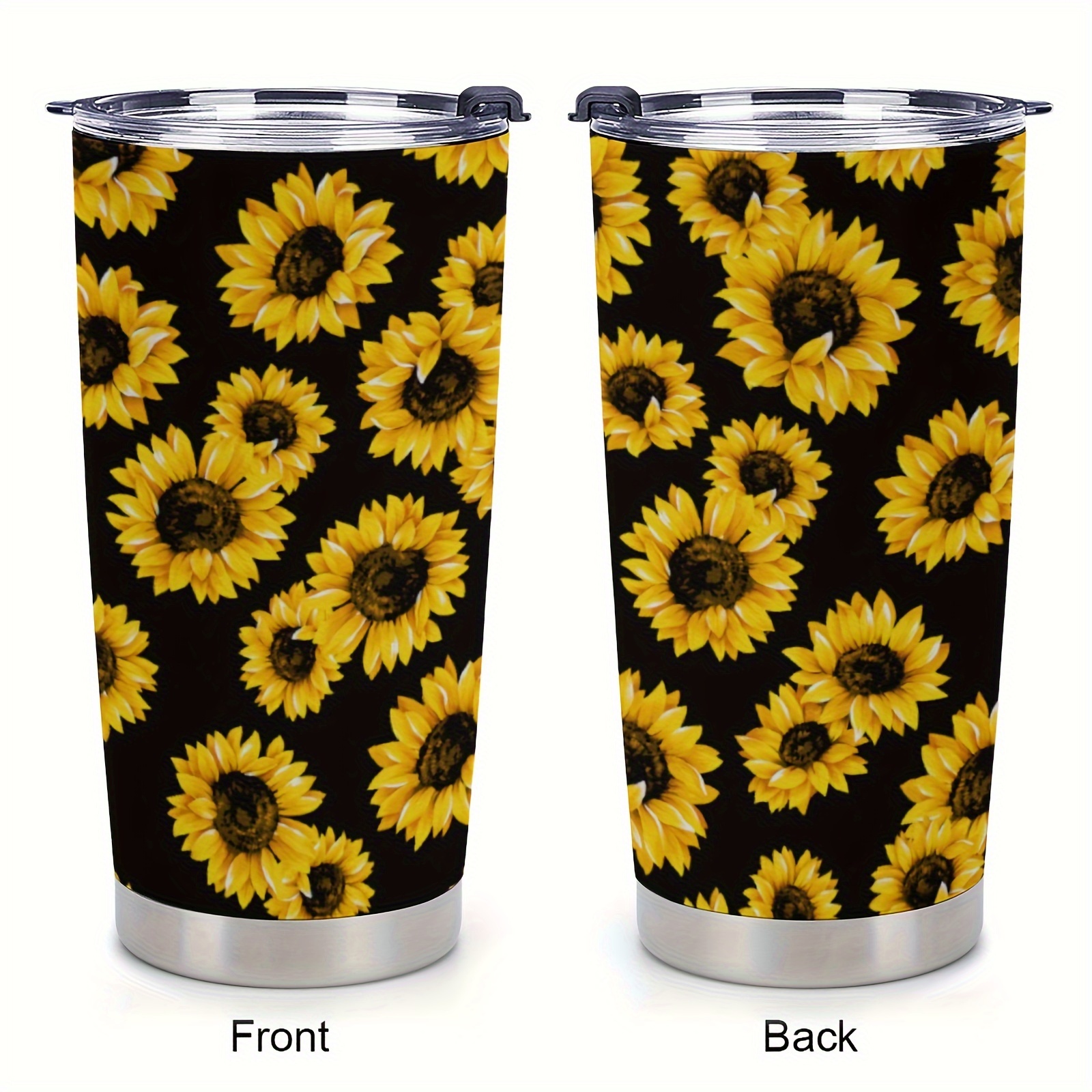 Daisy Gnome Be The Sunshine 20 oz Skinny Tumbler with Lid and Straw