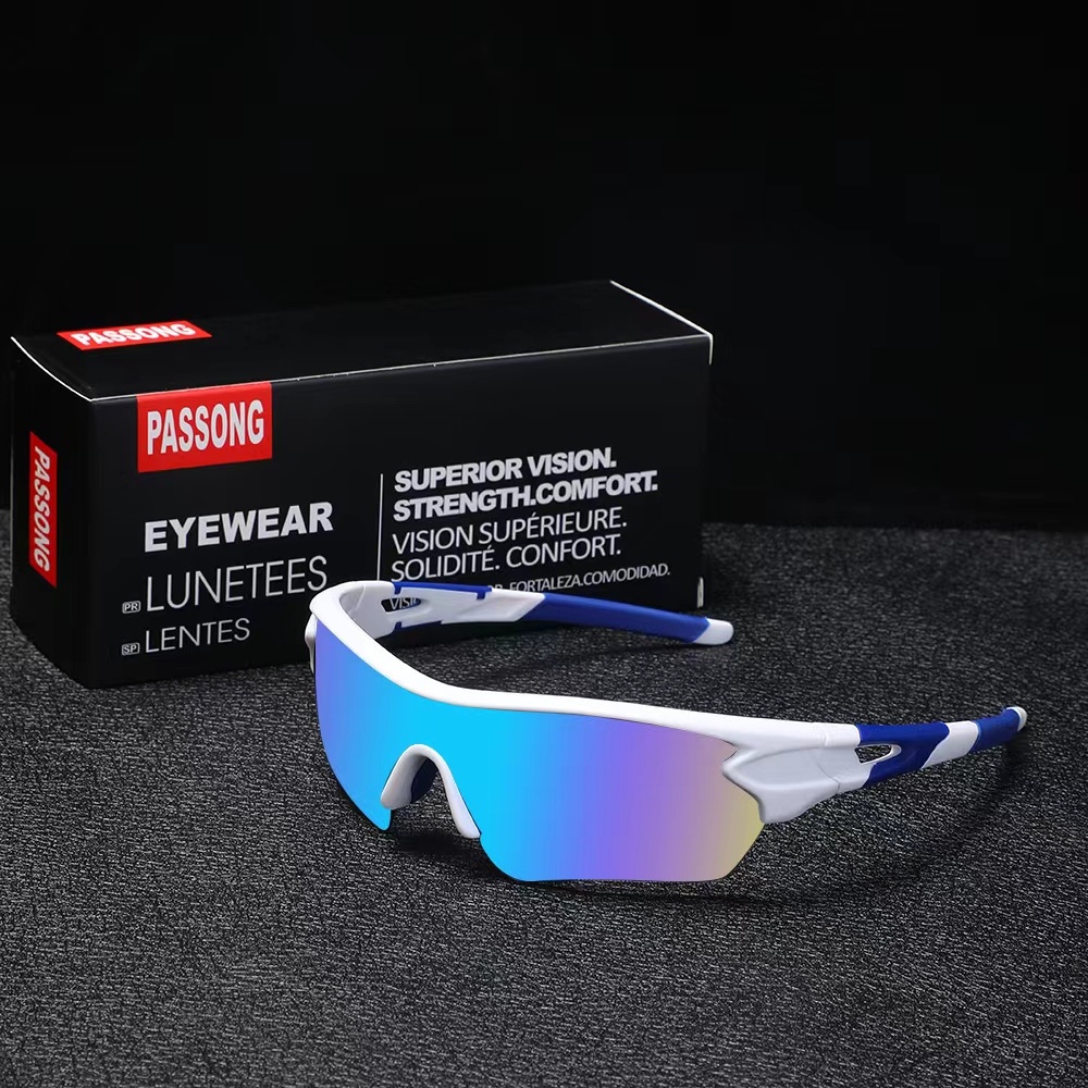 Gafas de sol deportivas polarizadas para hombres y mujeres con 5 lentes  intercambiables para correr, béisbol, golf, conducir