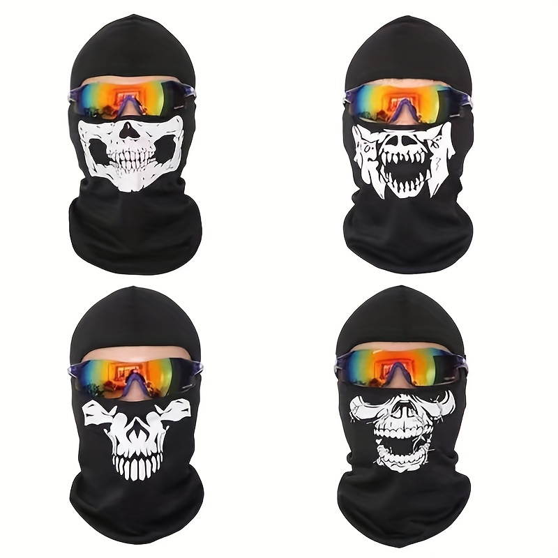 Stupid Punk Helmet Ghost Mask Cosplay Cool Mask Halloween - Temu