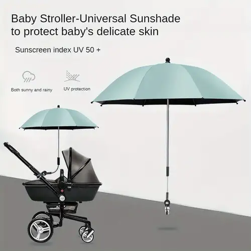Regenschirme, Faltbarer Strandschirm Mit Klemme, Universeller Sonnenschutz  Für Stuhl, Camping, Kinderwagen, Tragbarer Sonnenschirm Von 45,3 €