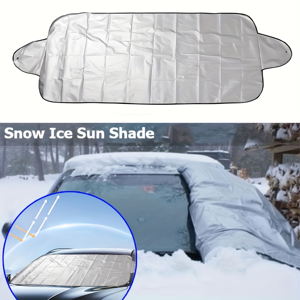 Car Windshield Cover Anti-UV Snowproof Full Protection Double Sided Windscreen  Cover Sun Snow Ice Universal 200*70CM