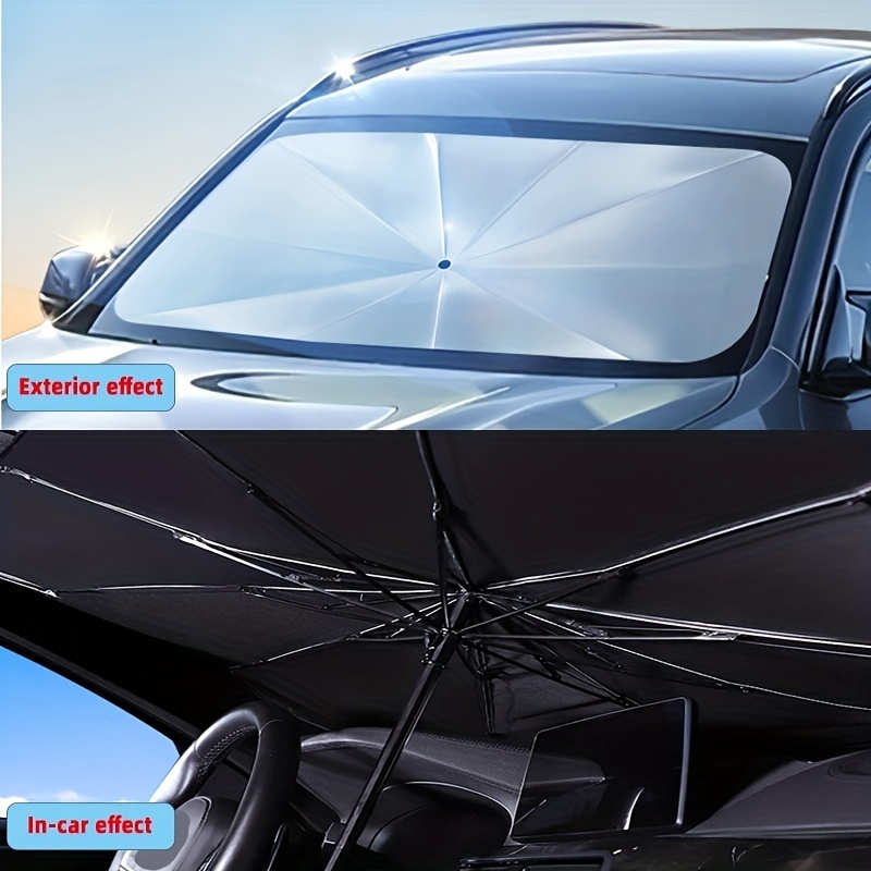 parapluie pour voiture pare-brise,pare-soleil pliable,foldable car  windshield sunshade,windscreen sun shield uv (gros)