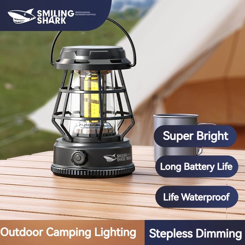 Telescopic COB Camping Lamp with Stand - Super Bright Waterproof Emergency  Outdoor Indoor Lighting with Remote Dimming