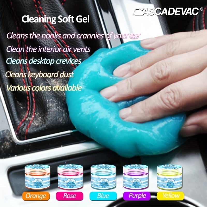 2022 Car Cleaning Interior Auto Dashboard Crystal Mud Soft Glue Gum Air  Outlet Dust Dirt Cleaner Soft Glue