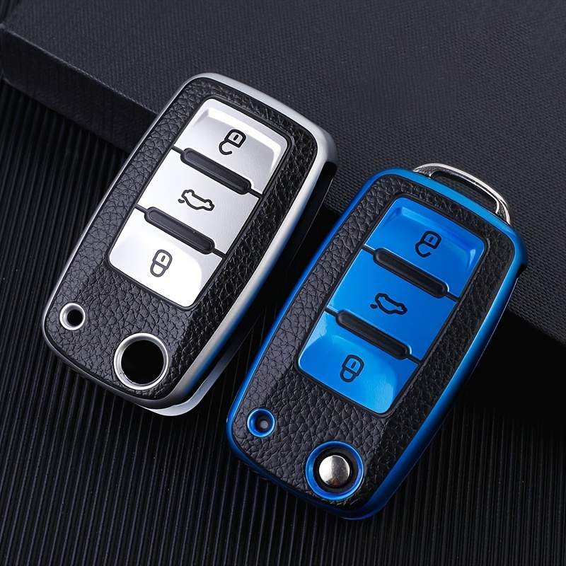 Rigid Schlüssel Fernbedienung Schutz Hülle Blau für Mercedes B