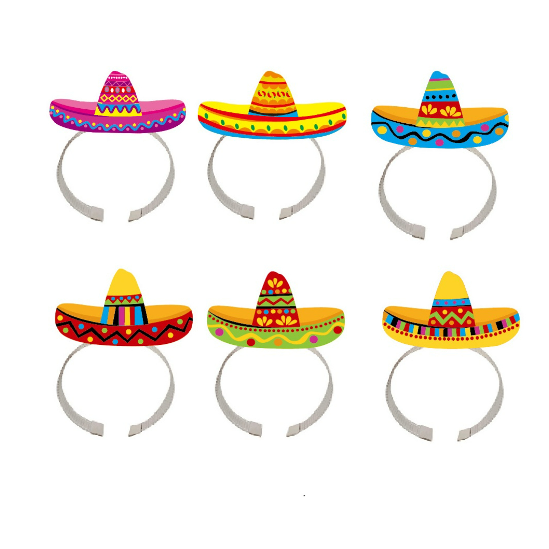 2pcs Mexican Sombrero Hat Straw Sombrero Hat for Cinco De Mayo Party Mexican  Hat Mexican Theme Party Decorations 