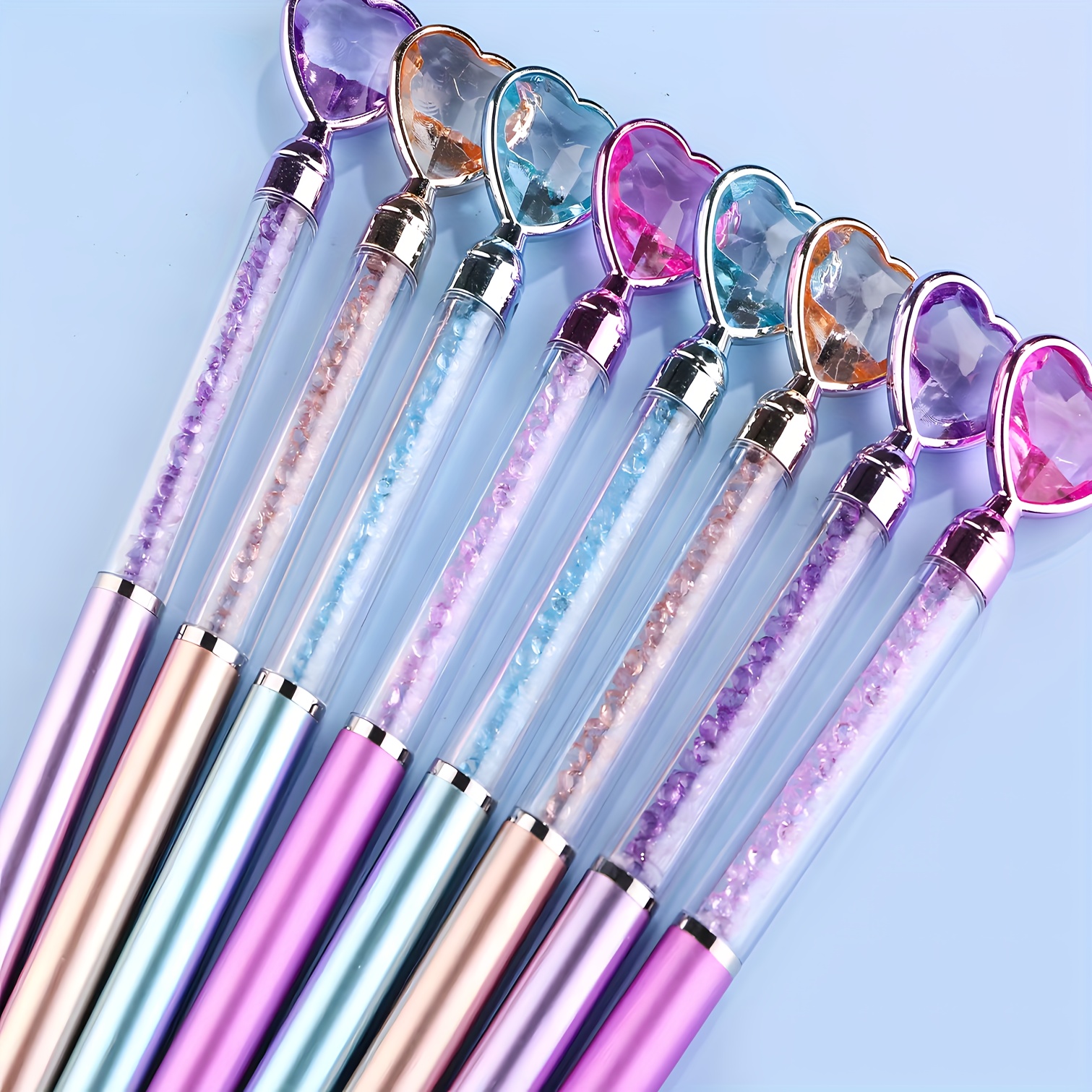 Ballpoint Pen Set Crystal Artificial Diamond Pens For - Temu