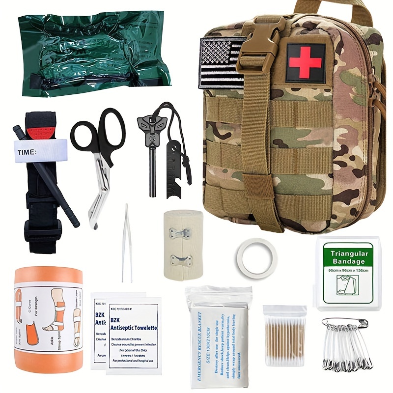 Survival Kit, 250Pcs Survival Gear First Aid Kit